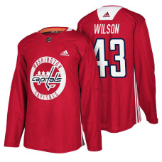 #43 Red New Season Practice Tom Wilson Jersey