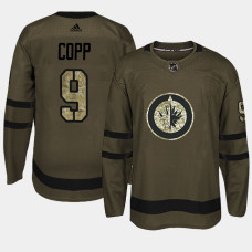 #9 Camo Salute To Service Andrew Copp Jersey